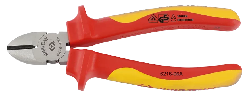 King Tony 6216-06A VDE INSULATED DIAGONAL CUTTING PLIERS 6-1/2