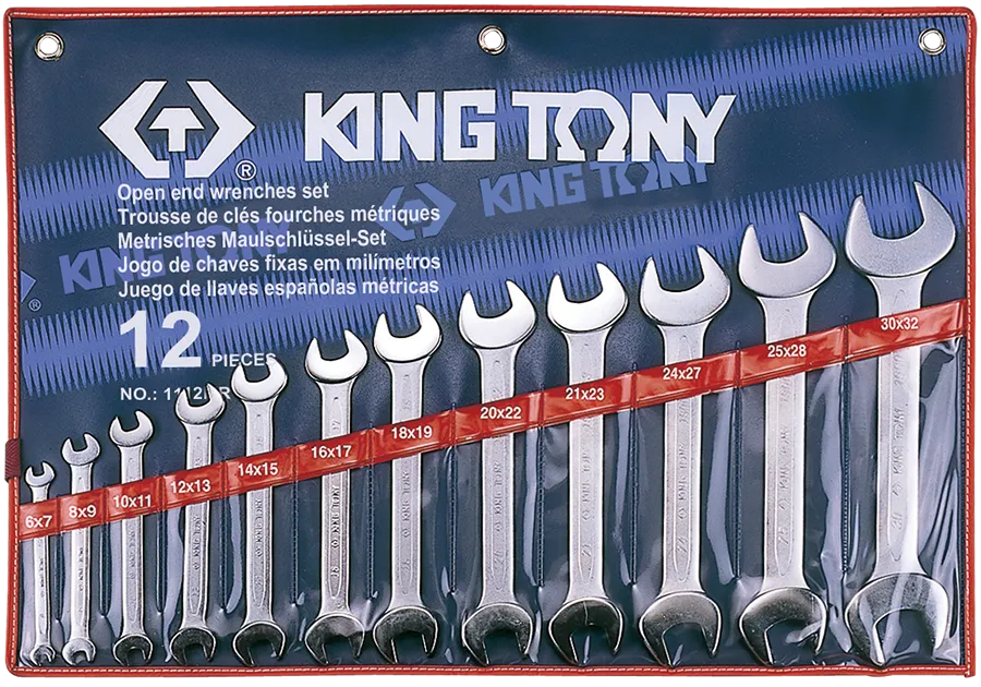 King Tony 1112MR - Набор рожковых ключей