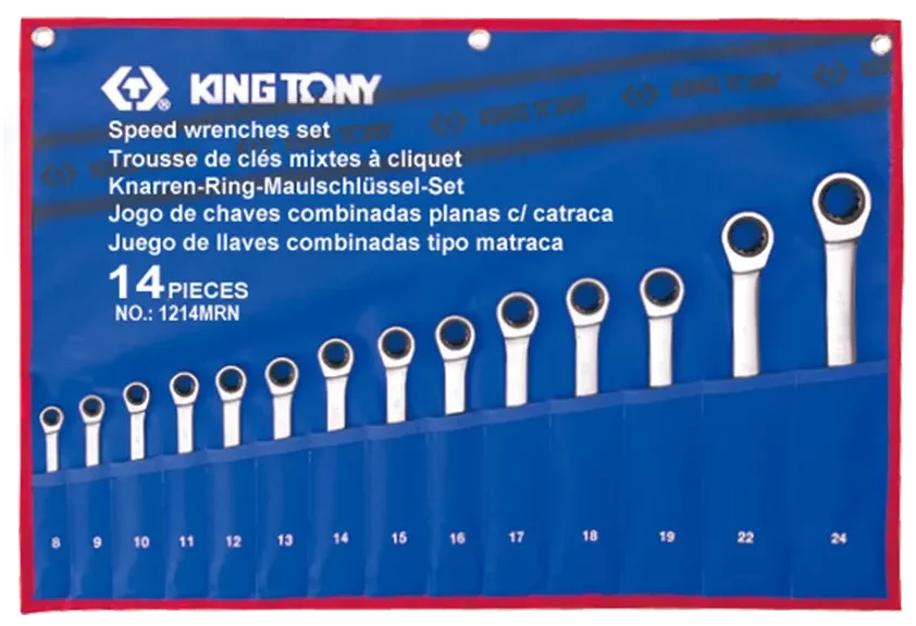 King Tony 12114MRN - Набор гаечных ключей