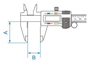 King Tony 77141-08 – Elektron ştangenpərgar