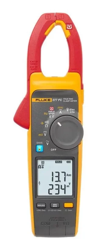 Fluke 377 FC Non-Contact Voltage True-rms ACDC Clamp Meter with iFlex