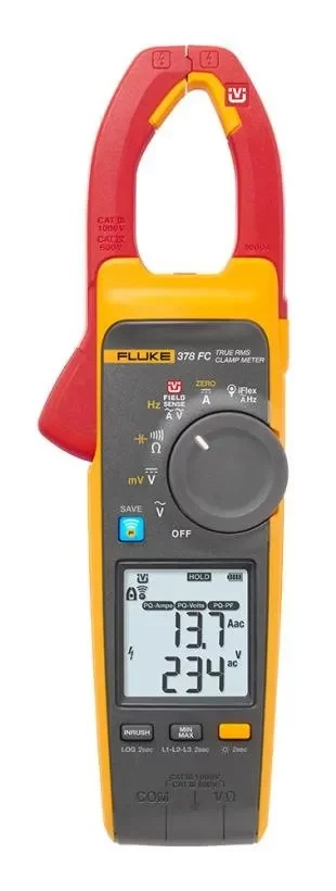 Fluke 378 FC Non-Contact Voltage True-rms ACDC Clamp Meter with iFlex