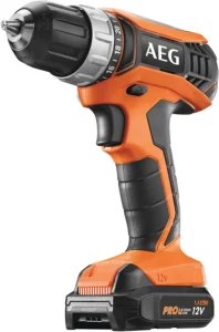 AEG BS12G3LI-152C screwdriver + with 2 batteries