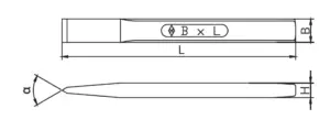 NİZ Düz Zubil 25x240mm