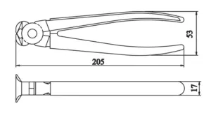 Kusaçka 200mm (торцовые)
