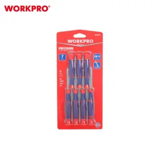WORKPRO 7 əd. ulduzlu burğacdan (atvertka) ibarət dəst (xrom-vanadium)