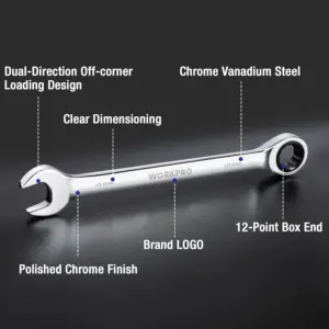 Kombinə cır cır açar 13mm CR-V WorkPro