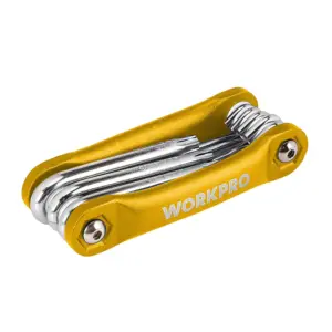 WORKPRO peşəkar 6 bucaqlı qatlanan TORX açarlar 8 ədədlik