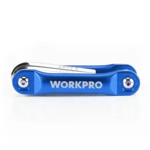 WORKPRO Qatlanan 6 bucaqlı açar dəsti