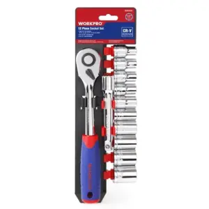 WORKPRO Şalbanbaşı dəsti 1/2″, 10-22 mm, 12 əd