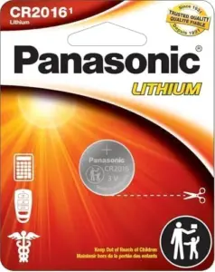 Batareya Panasonic CR 2016, 1 əd