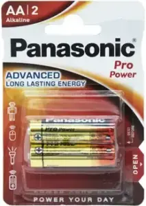 Batareya Panasonic Pro Power AA LR6XEG, 2 əd