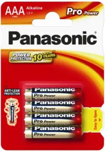 Batareya Panasonic Pro Power AAA LR03XEG \ 4 əd