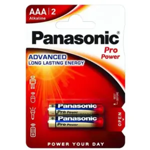 Batareya Panasonic Pro Power AAA (LR03XEG/2BP), 2 əd