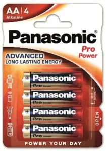 Batareya Panasonic Pro Power LR6PPG AA, 4 əd