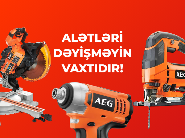 Fürsəti əldən verməyin! AEG məhsulları endirim başladı!